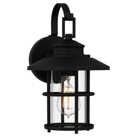 Quoizel Lombard Outdoor Wall 1 Light Matte Black LOM8408MBK